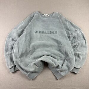 Vintage Non Fiction Sweatshirt Mens‎ XL Green Crew neck 90s Logo Classic